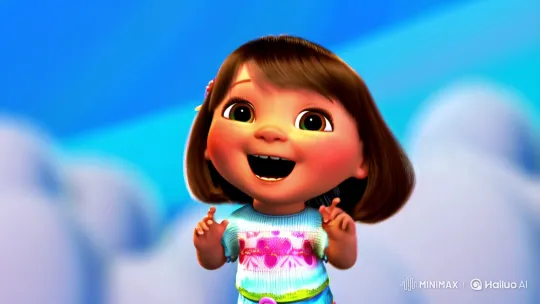Lola's Animated Balloons in Whimsical 3D Sky – AI Generated Video | Hailuo AI