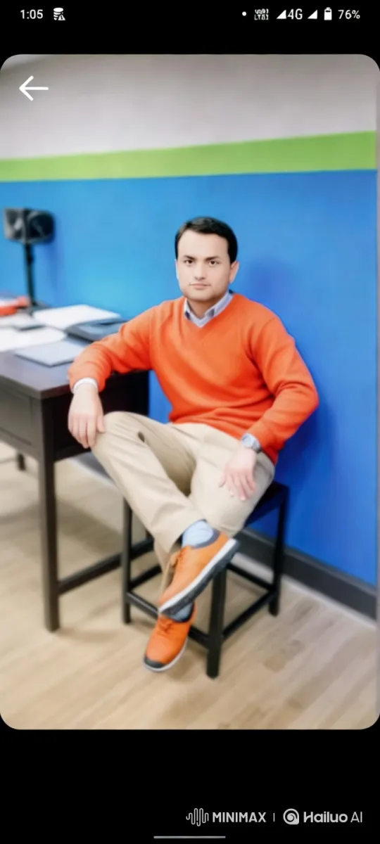 Professional Modern Aesthetic with Vibrant Man – AI Generated Video | Hailuo AI