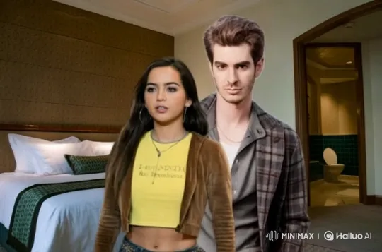Couple Shares Intimate Moment in Hotel Room – AI Generated Video | Hailuo AI