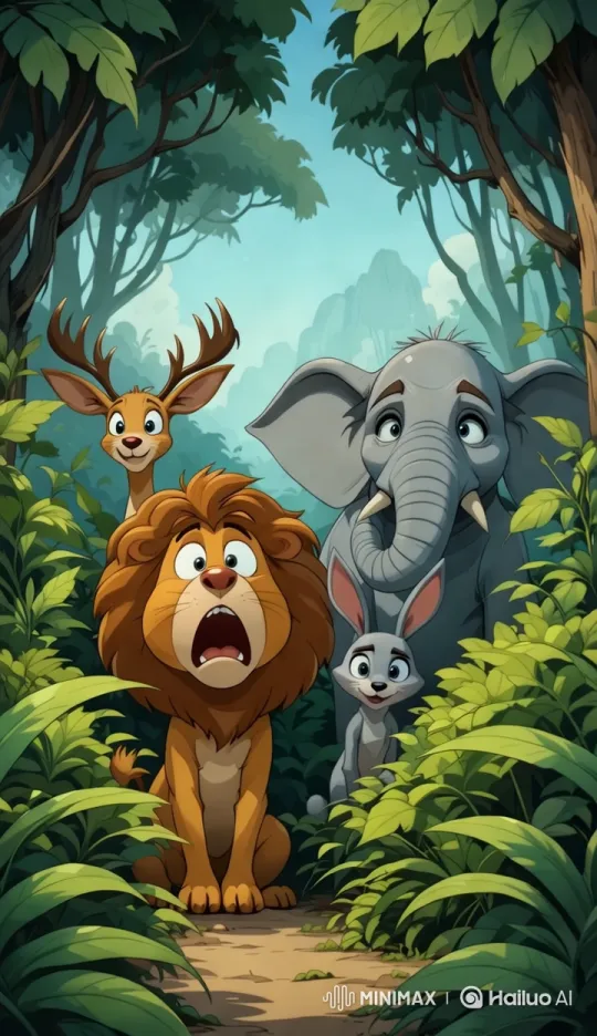 Animals in Distress: A Jungle Hideaway – AI Generated Video | Hailuo AI