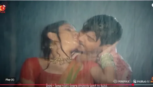 Passionate Embrace in Rainy French Kiss Scene – AI Generated Video | Hailuo AI