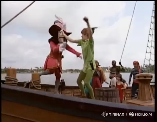 Pirate Women Sword Fight on Ship Deck – AI Generated Video | Hailuo AI