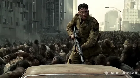 Solitary Soldier Fends Off Zombies in Urban Wasteland – AI Generated Video | Hailuo AI