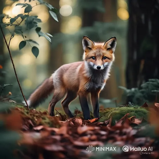 Aesthetic Exploration of a Fox in a Serene Forest – AI Generated Video | Hailuo AI