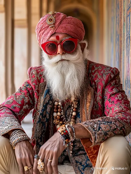 Elderly Man with Dignified, Vivacious Style – AI Generated Video | Hailuo AI