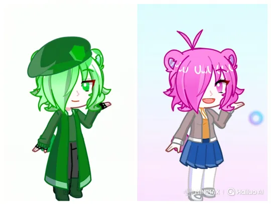 Anime Characters Greet Viewers with Animated Waves – AI Generated Video | Hailuo AI