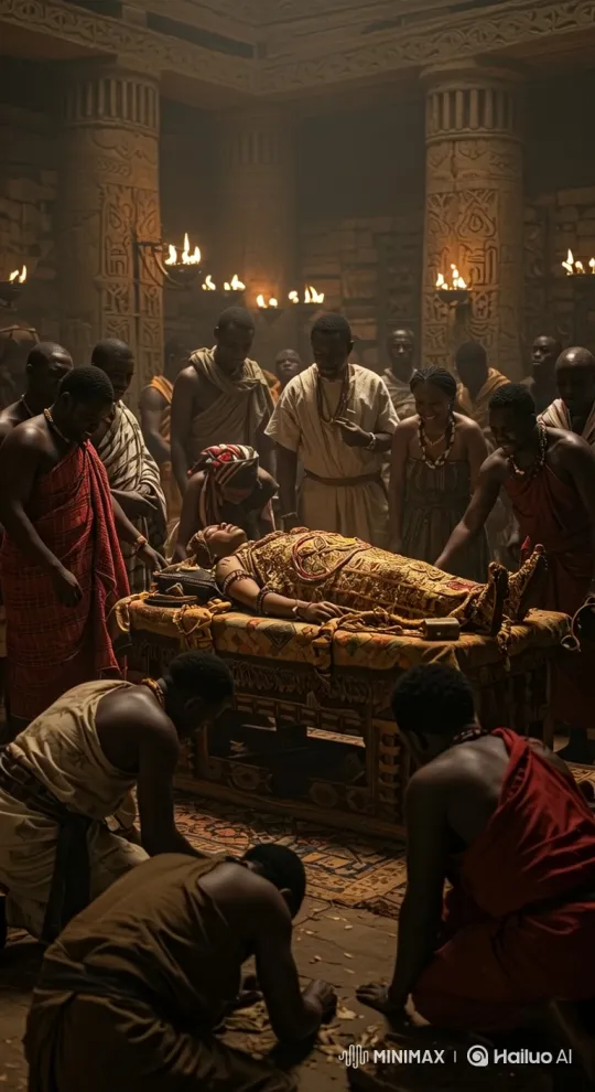 State Funeral: A King's Lament in Stone Hall – AI Generated Video | Hailuo AI