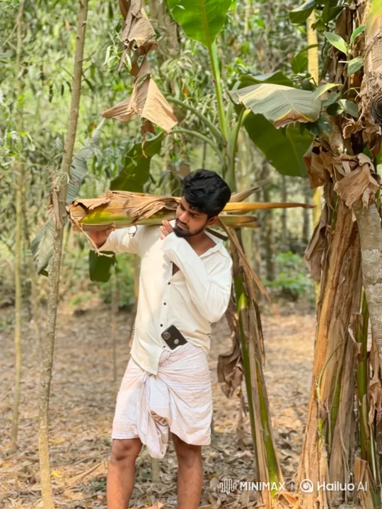 Man Encounters Terrifying Snake in Banana Grove – AI Generated Video | Hailuo AI