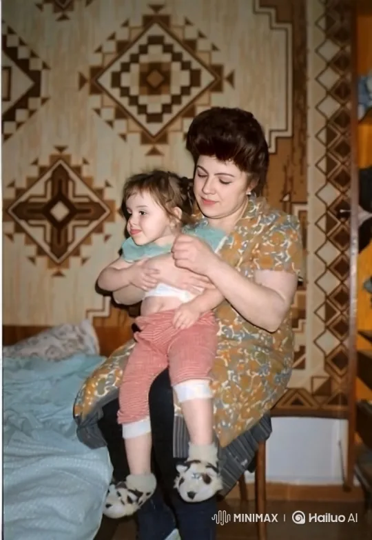 Nostalgic Home Video of Woman and Child in Intimate Moment – AI Generated Video | Hailuo AI