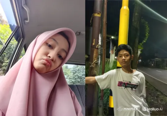 Young Couple Reunites on a Quiet Night Road – AI Generated Video | Hailuo AI