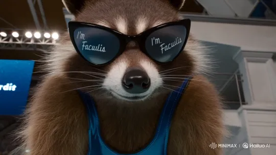 Epic Raccoon Wins High Dive Championship With Perfect Flip – AI Generated Video | Hailuo AI