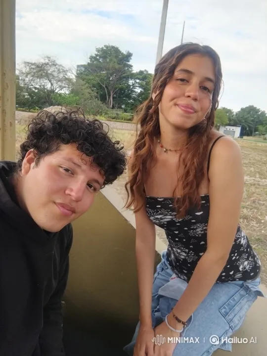 Young Couple Enjoying a Peaceful Moment Outdoors – AI Generated Video | Hailuo AI