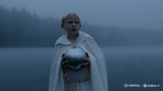 11-Year-Old Boy Encounters Mysterious Figure in Foggy Lake – AI Generated Video | Hailuo AI