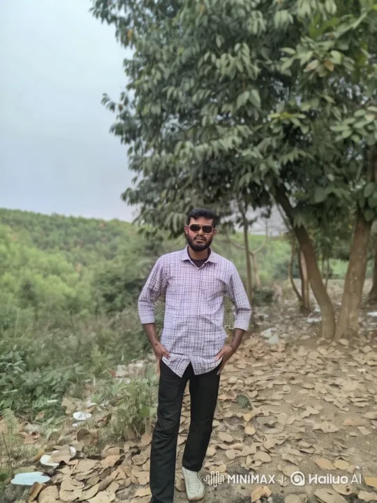 Man Walking Through Serene Forest Path in Live2D Animation – AI Generated Video | Hailuo AI