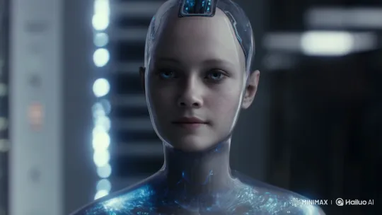 Advanced AI Discusses Love in Realistic Setting – AI Generated Video | Hailuo AI