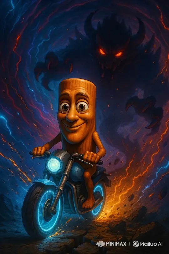 Tungtungsahur's Thrilling Escape Through Dimensional Portal – AI Generated Video | Hailuo AI