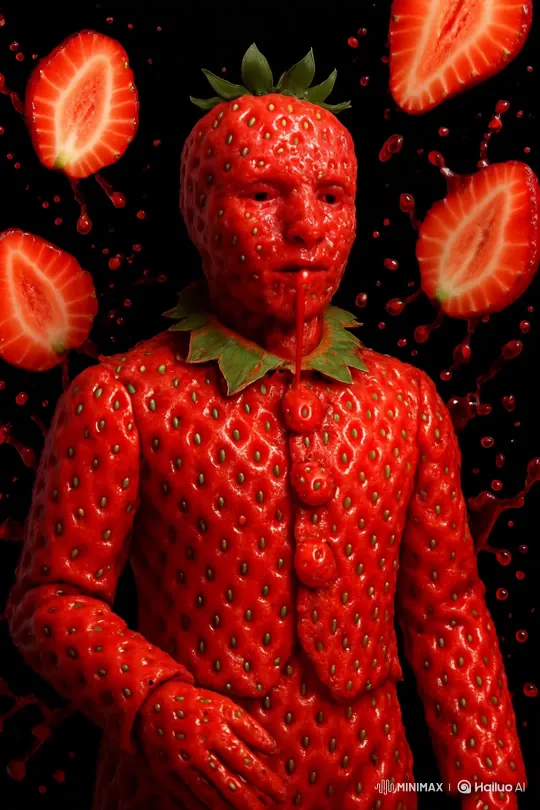 Fruit Salad Mix: Strawberry, Apple, Banana – AI Generated Video | Hailuo AI