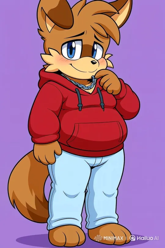 Anthropomorphic Fox Character Displaying Shyness to Confidence – AI Generated Video | Hailuo AI
