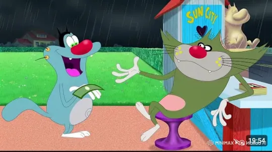 Animated Short: Cats in Sun City Under Rain – AI Generated Video | Hailuo AI