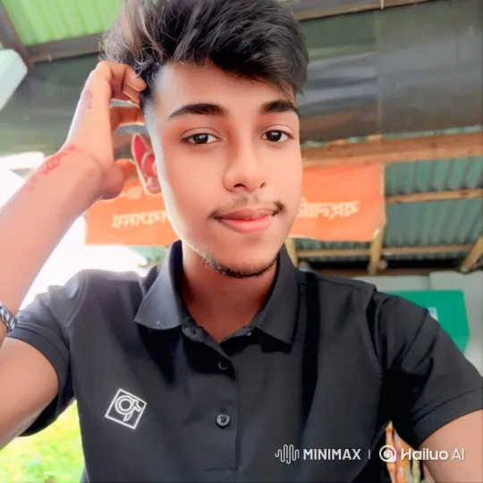 Young Man in Gentle Pose with Steady Gaze – AI Generated Video | Hailuo AI