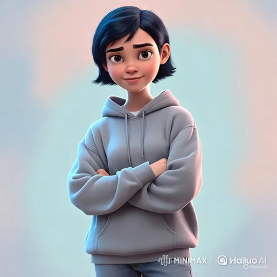 3D Animated Character Gives Subtle Kiss in Dreamy Scene – AI Generated Video | Hailuo AI