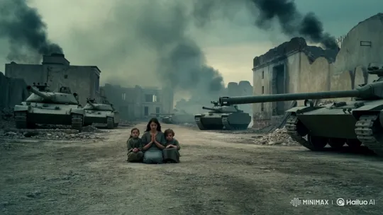 Divine Protection: War-Torn Village Miracle – AI Generated Video | Hailuo AI