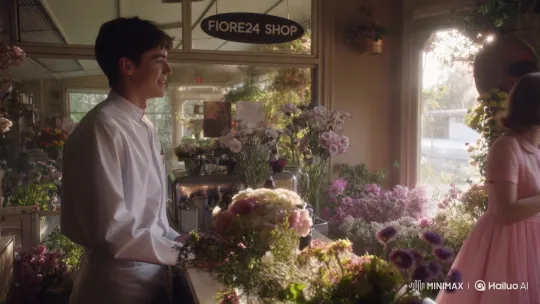 Sunlit Moment: Barista and Woman Connect in Vintage Cafe – AI Generated Video | Hailuo AI