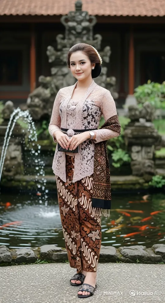 Elegant Woman in Serene Garden Setting – AI Generated Video | Hailuo AI