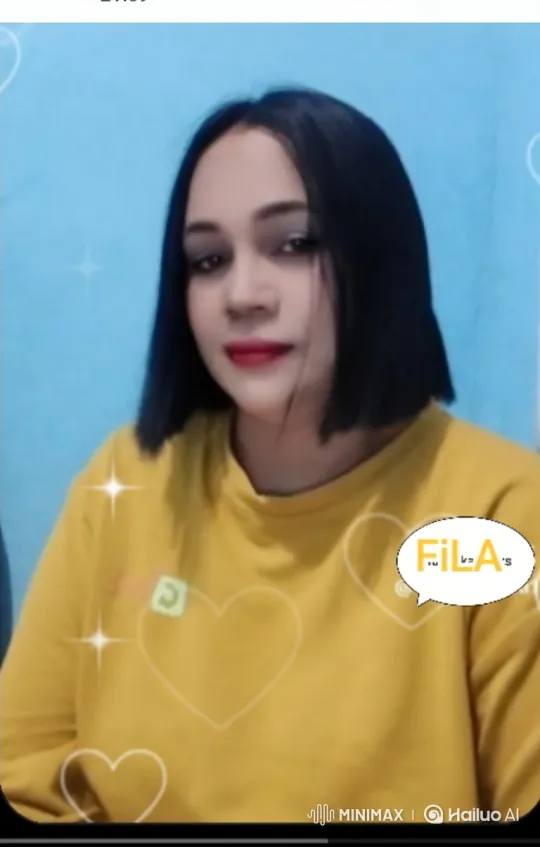 Woman Transforms Smile with Digital Heart and Sparkle Animation – AI Generated Video | Hailuo AI