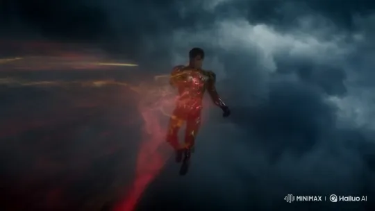 Wally West Swiftly Engages Sinister Mark in Sky Battle – AI Generated Video | Hailuo AI