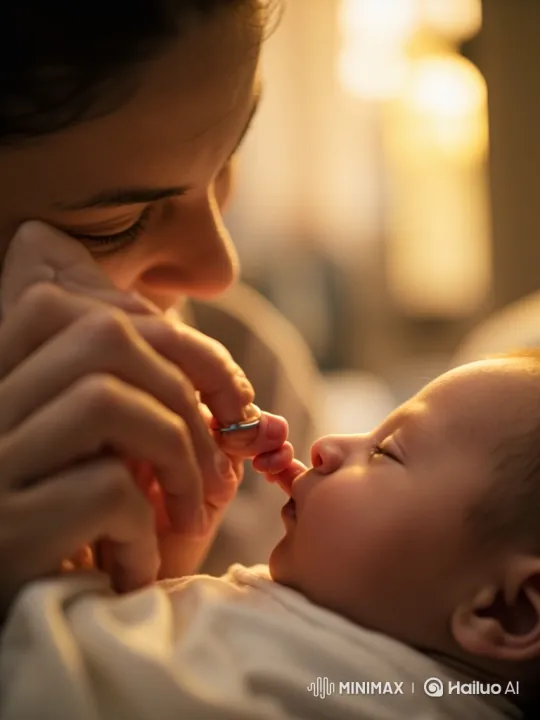 Mother's Tears and Baby Asha's First Smile – AI Generated Video | Hailuo AI
