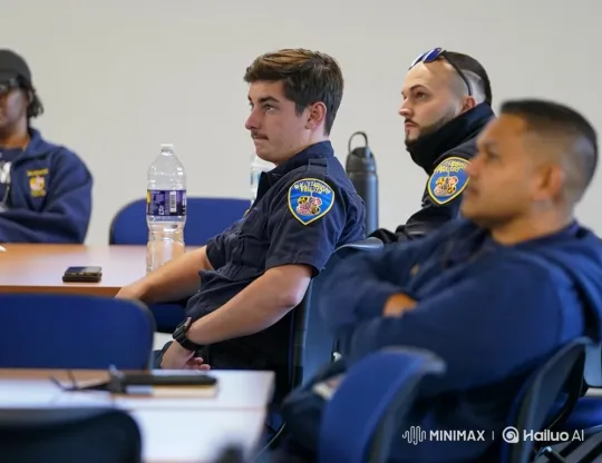 Officer Surprised by Paint and Water Leak in Classroom – AI Generated Video | Hailuo AI