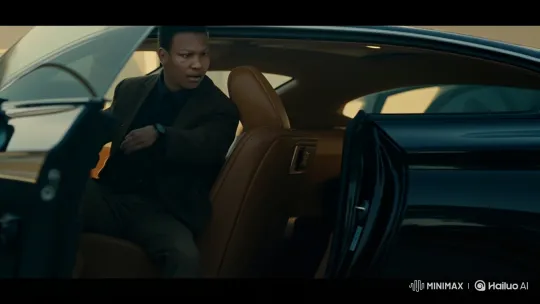 Young Man Hurriedly Enters Luxury Car – AI Generated Video | Hailuo AI