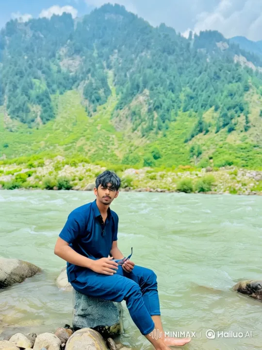 Young Man Leaves Scenic Landscape for Helicopter Journey – AI Generated Video | Hailuo AI