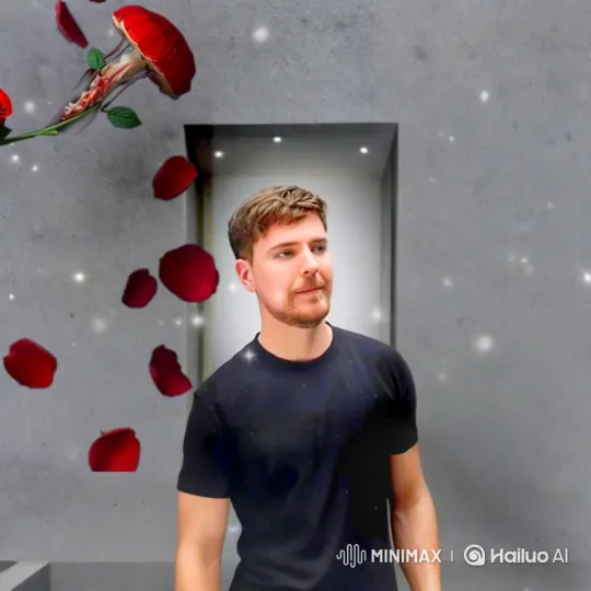 Man and Tesla Cybertruck in Surreal, Dreamlike Setting – AI Generated Video | Hailuo AI