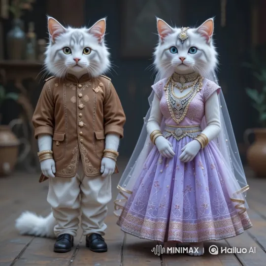 Anthropomorphic Cats Perform a Graceful Dance – AI Generated Video | Hailuo AI