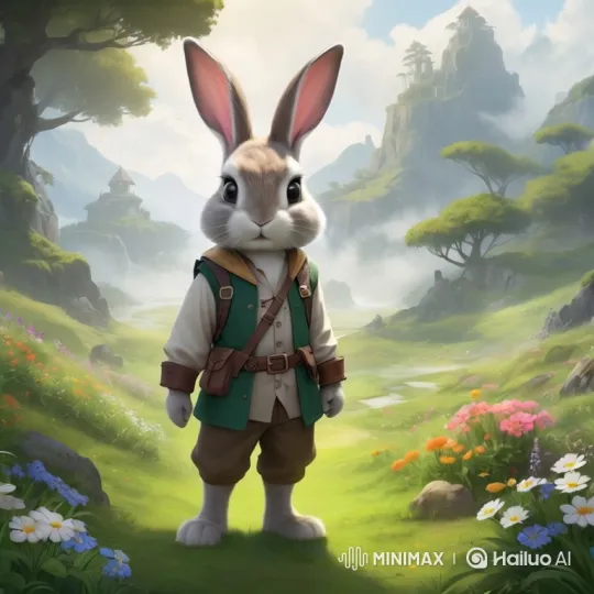 Anthropomorphic Friends Ponder in Enchanted Valley – AI Generated Video | Hailuo AI
