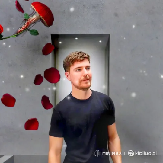 Man and Electric Truck in Surreal Room Setting – AI Generated Video | Hailuo AI
