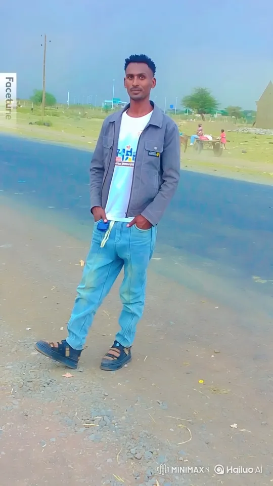 Young Man Enters Car on Rural Road, Drives Away – AI Generated Video | Hailuo AI