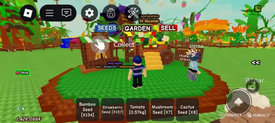 Virtual World: Blue-haired Avatar Approaches Harvest Shop – AI Generated Video | Hailuo AI