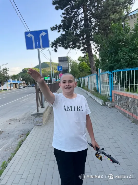 Young Boy Reunites with Loving Man on Walk – AI Generated Video | Hailuo AI