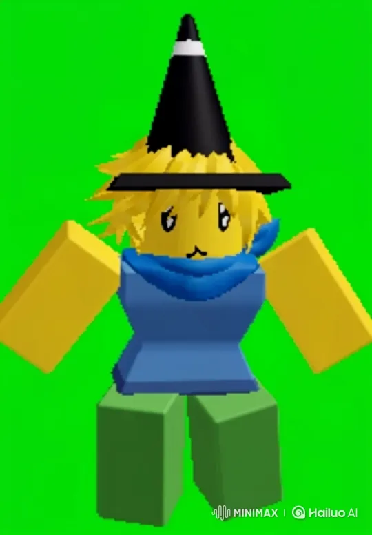 Blocky Character Dancing in Static Scene – AI Generated Video | Hailuo AI