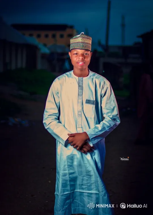 Young Man in Traditional Attire at Dusk – AI Generated Video | Hailuo AI