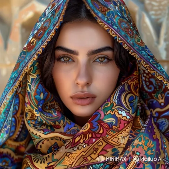Woman's Portrait: Captivating Gaze and Dynamic Camera Moves – AI Generated Video | Hailuo AI
