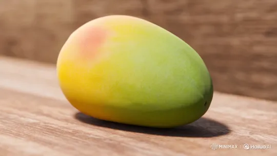 Captivating Close-Up of a Ripe Sindhri Mango – AI Generated Video | Hailuo AI
