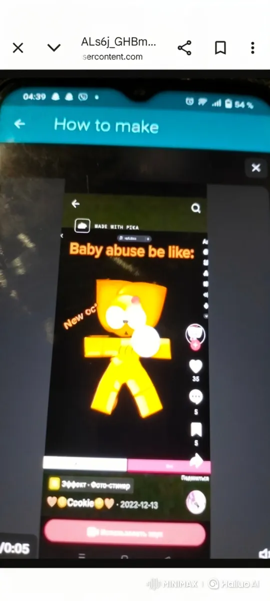 Animated Yellow Character Dance Loop – AI Generated Video | Hailuo AI