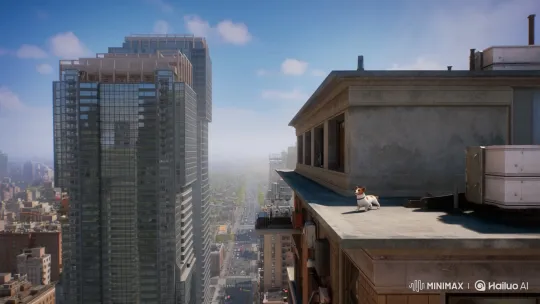 Spider-Cat Hero Rescues Dog from Skyscraper – AI Generated Video | Hailuo AI