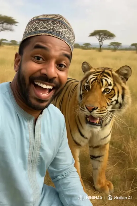 Big Cats and Elephants: Majestic Giants of the Wild – AI Generated Video | Hailuo AI