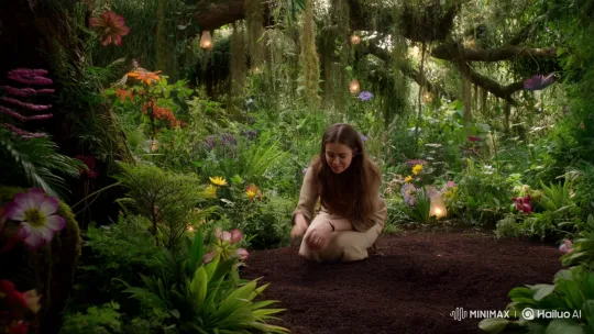Maya Honors Legacy with Seed in Enchanted Garden – AI Generated Video | Hailuo AI