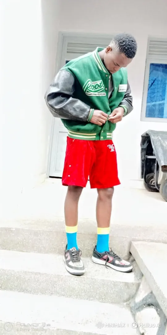 Young Man in Varsity Jacket Prepares for Lamborghini Drive – AI Generated Video | Hailuo AI